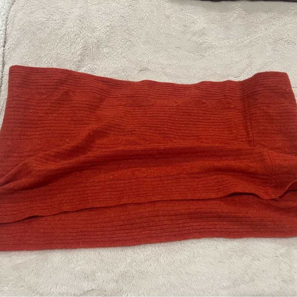 Martha Stewart Vibrant infinity Cashmere scarf